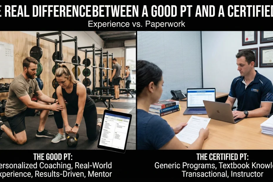 The Real Difference Between a Good PT and a Certified PT